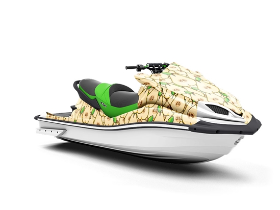 Sliced Lentier Fruit Jet Ski Vinyl Customized Wrap