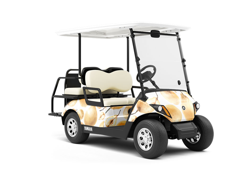 Sweet Bosc Fruit Wrapped Golf Cart