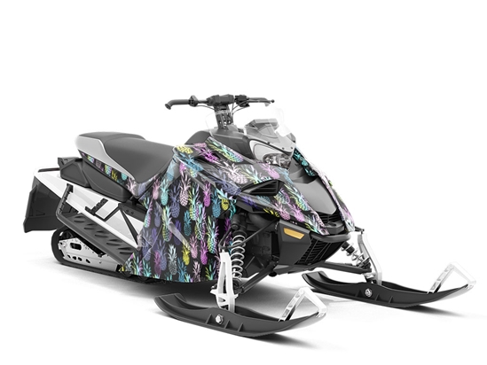 Antigua Black Fruit Custom Wrapped Snowmobile