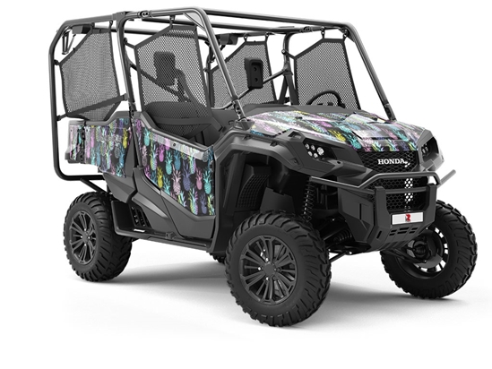 Antigua Black Fruit Utility Vehicle Vinyl Wrap