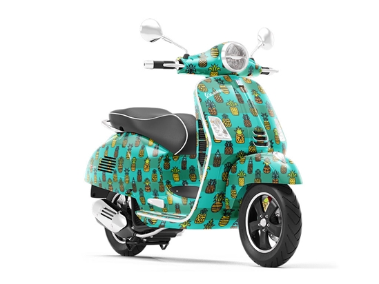 Caribbean Selections Fruit Vespa Scooter Wrap Film