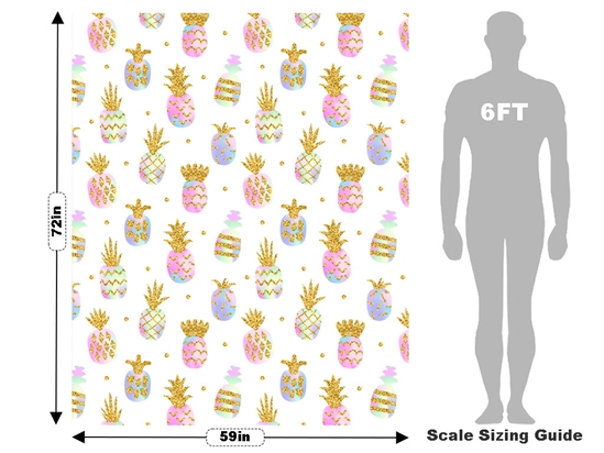 Pinkglow Craving Fruit Vehicle Wrap Scale