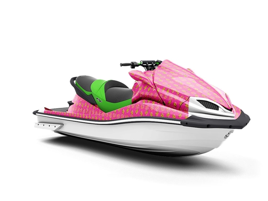 Red Spanish Fruit Jet Ski Vinyl Customized Wrap