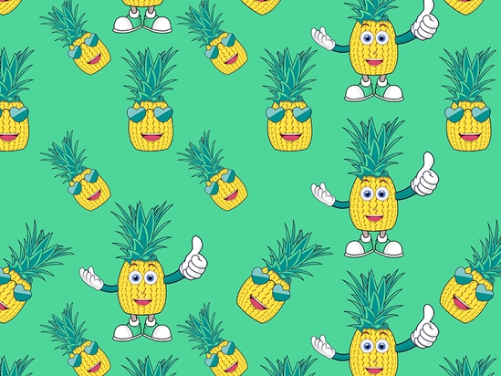 Tropical Times Fruit Vinyl Wrap Pattern