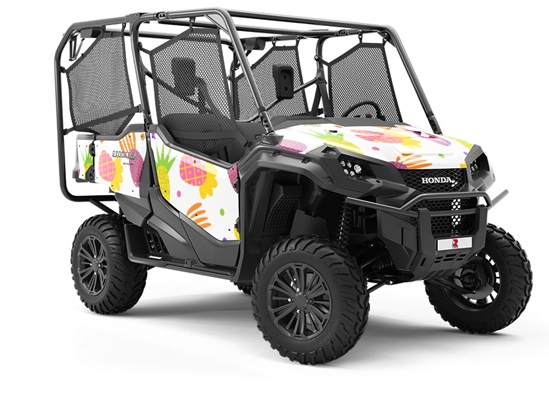 Tropical Treats Fruit Utility Vehicle Vinyl Wrap