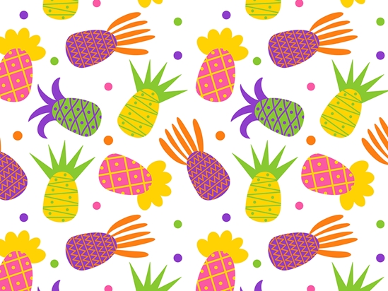 Tropical Treats Fruit Vinyl Wrap Pattern