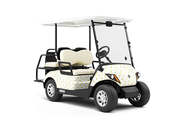 White Jade Fruit Wrapped Golf Cart