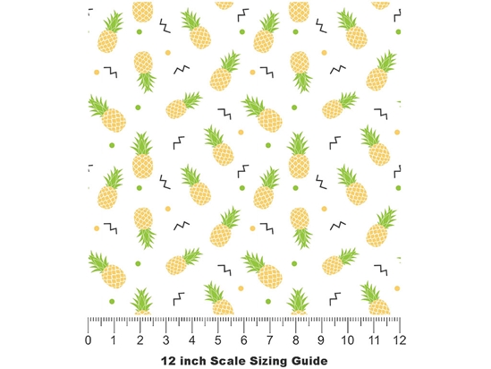 White Jade Fruit Vinyl Film Pattern Size 12 inch Scale