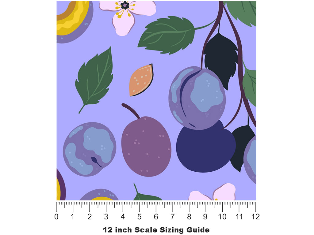 Geneva Mirabelle Fruit Vinyl Film Pattern Size 12 inch Scale