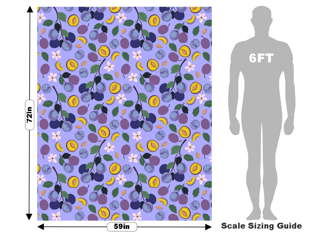 Geneva Mirabelle Fruit Vehicle Wrap Scale