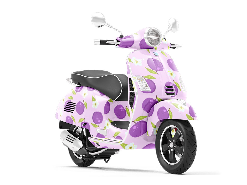 Reine Claudee Violette Fruit Vespa Scooter Wrap Film