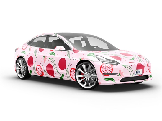 Poppy Pods Fruit Vehicle Vinyl Wrap