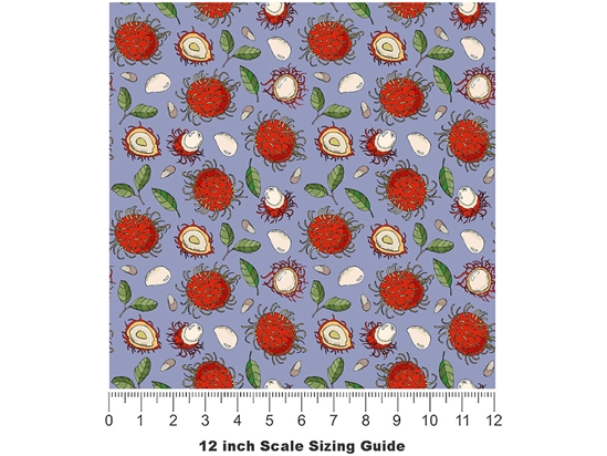 Santo Tomas Fruit Vinyl Film Pattern Size 12 inch Scale