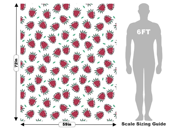 Autumn Bliss Fruit Vehicle Wrap Scale