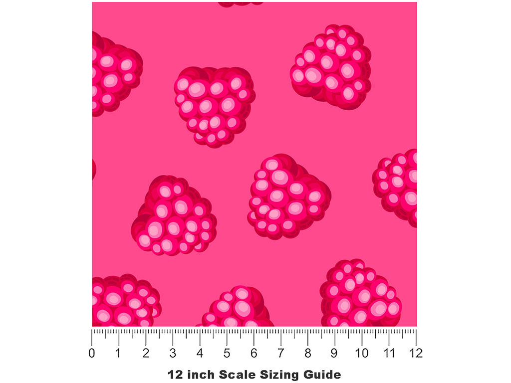 Cascade Delight Fruit Vinyl Film Pattern Size 12 inch Scale