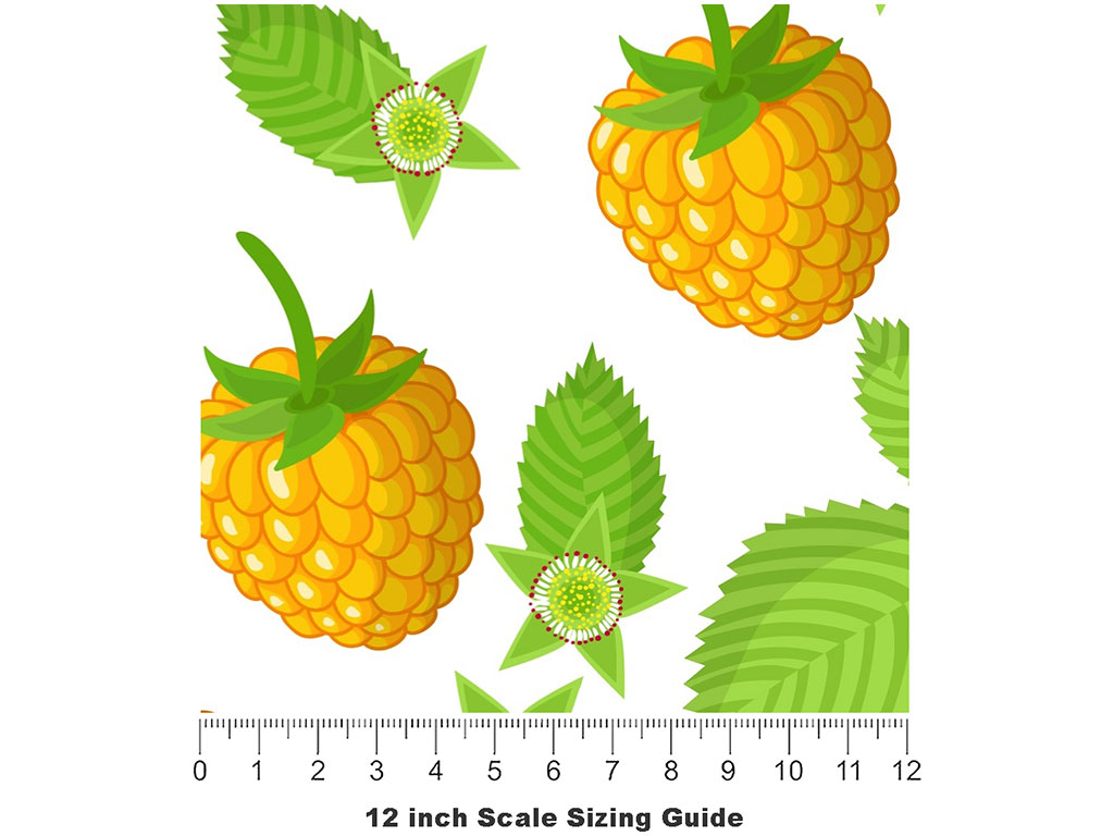 Golden Anne Fruit Vinyl Film Pattern Size 12 inch Scale