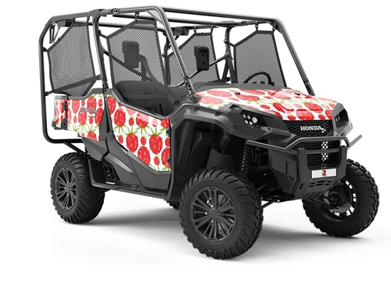 Jewel White Fruit Utility Vehicle Vinyl Wrap