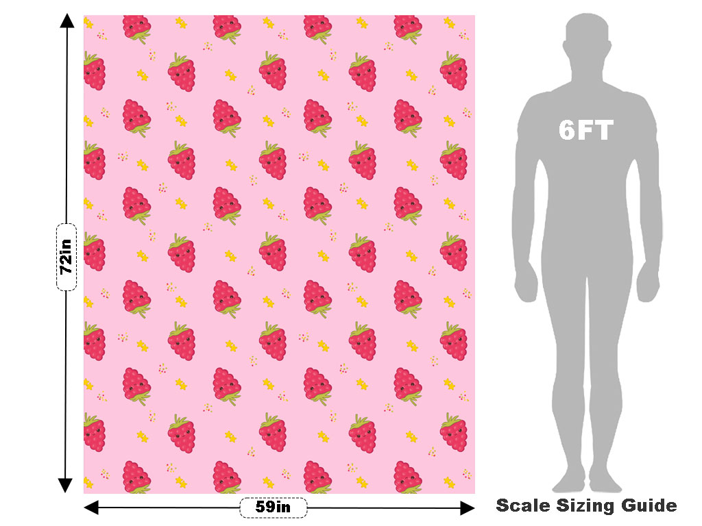 Snack Smiling Back Fruit Vehicle Wrap Scale