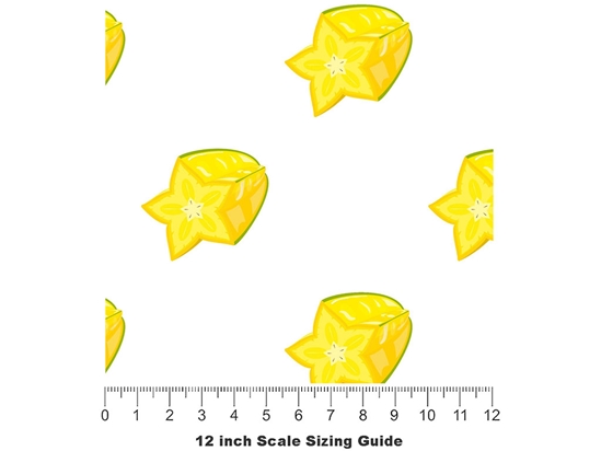 Wish Making Fruit Vinyl Film Pattern Size 12 inch Scale