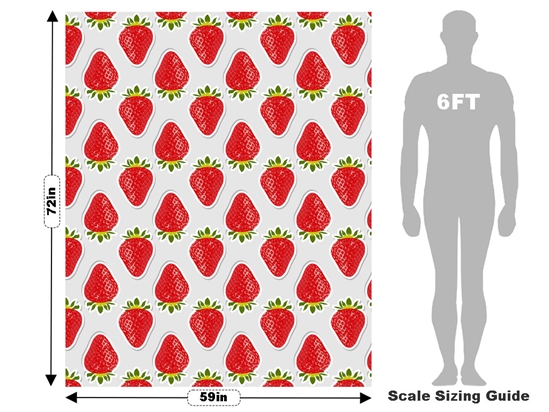 Allstar Dessert Fruit Vehicle Wrap Scale