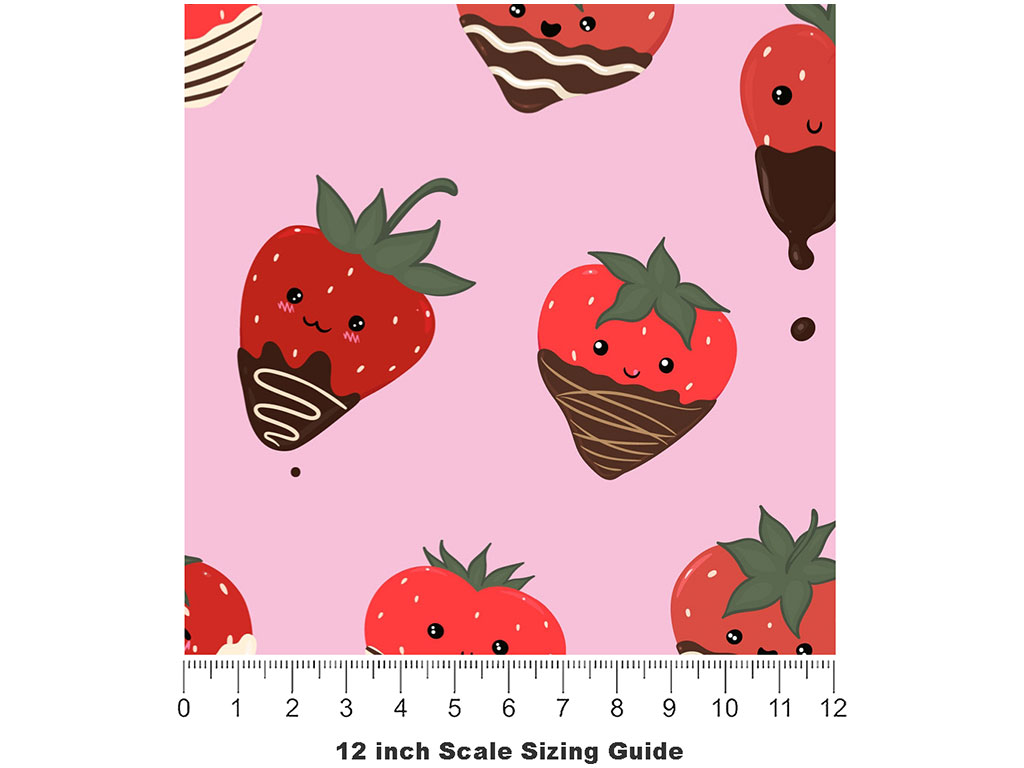 Fondu Sweaters Fruit Vinyl Film Pattern Size 12 inch Scale