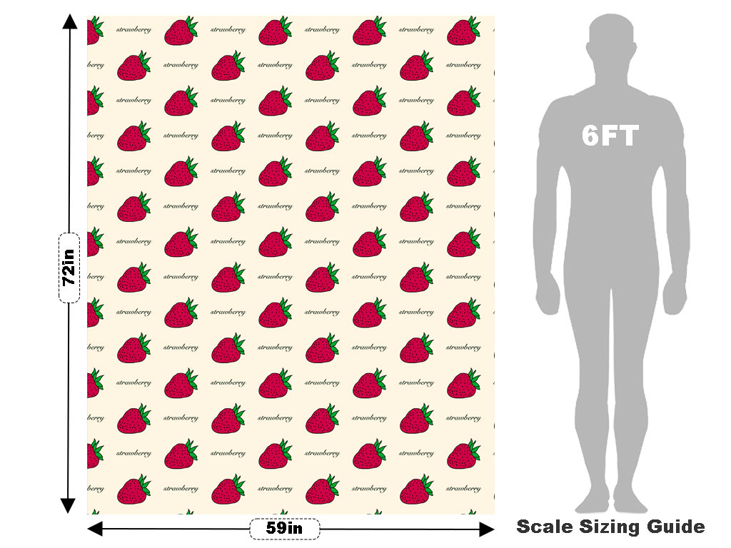 Mignonette Munchies Fruit Vehicle Wrap Scale