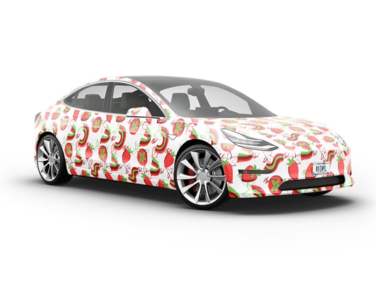 Strawberry Hill Fruit Vehicle Vinyl Wrap