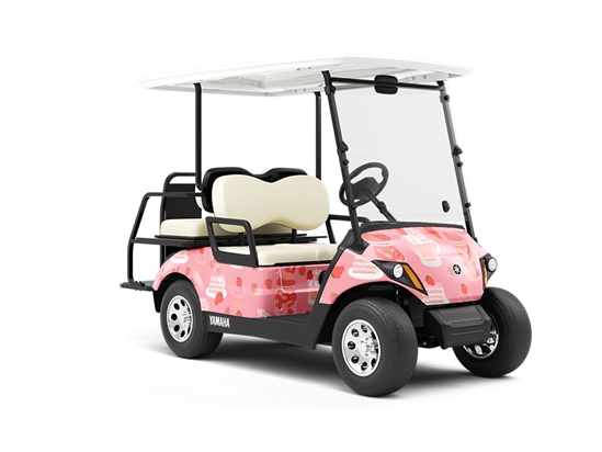 Sweetest Desserts Fruit Wrapped Golf Cart