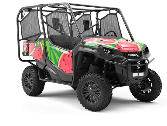 Moon and Stars Fruit Utility Vehicle Vinyl Wrap