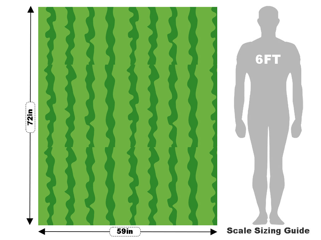 Picnic Rind Fruit Vehicle Wrap Scale