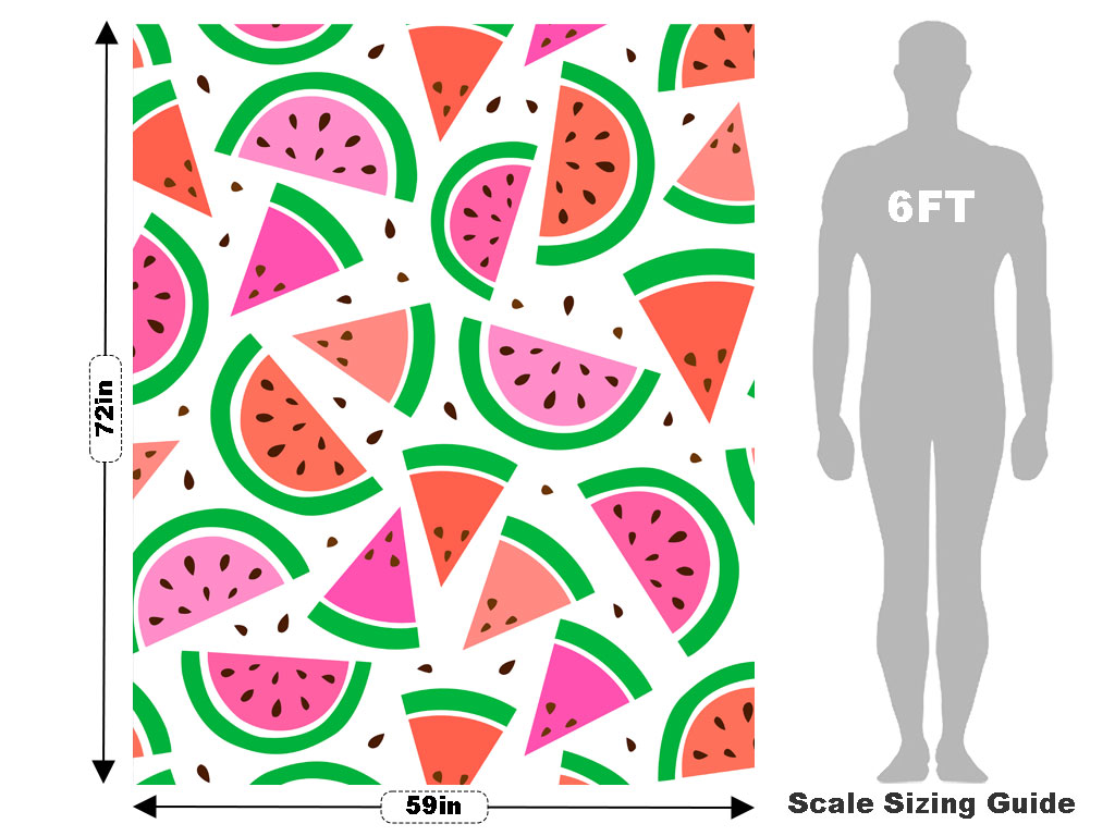 Picnic Variety Fruit Vehicle Wrap Scale