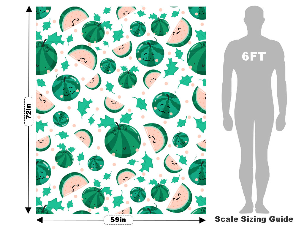 Seedless Smiles Fruit Vehicle Wrap Scale