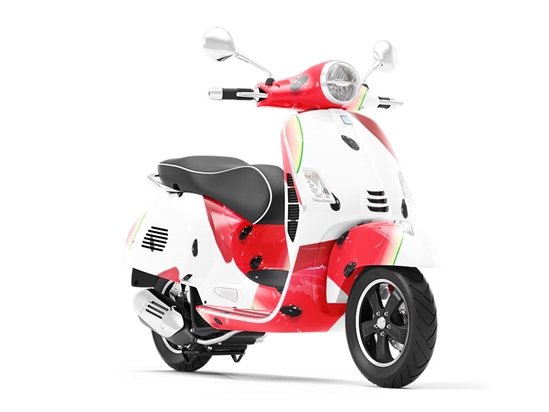 Single Slice Fruit Vespa Scooter Wrap Film