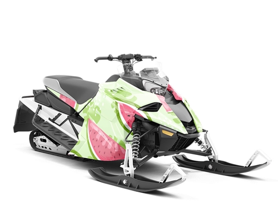 Sweet Beauty Fruit Custom Wrapped Snowmobile