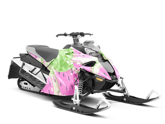 Sweet Princess Fruit Custom Wrapped Snowmobile