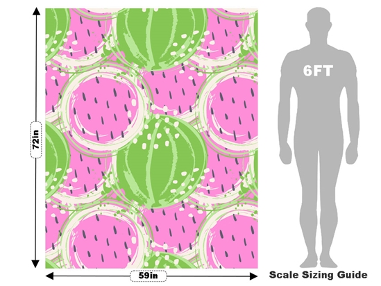 Sweet Princess Fruit Vehicle Wrap Scale