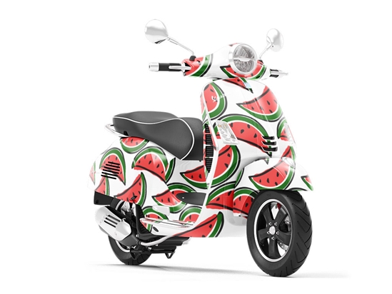 Tasty Cartoon Fruit Vespa Scooter Wrap Film