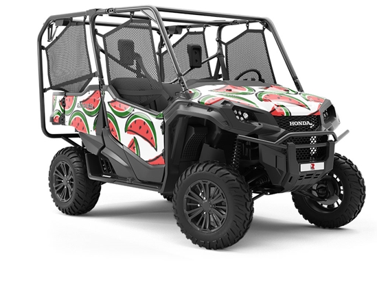 Tasty Cartoon Fruit Utility Vehicle Vinyl Wrap