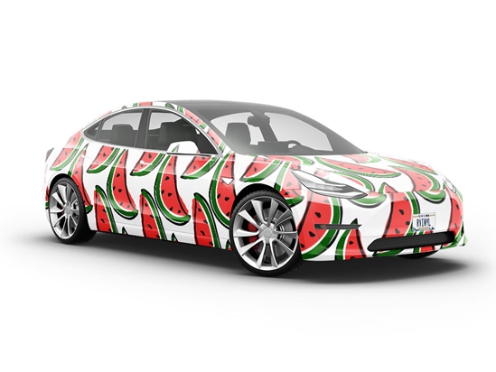 Tasty Cartoon Fruit Vehicle Vinyl Wrap