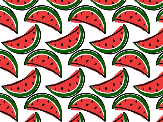 Tasty Cartoon Fruit Vinyl Wrap Pattern