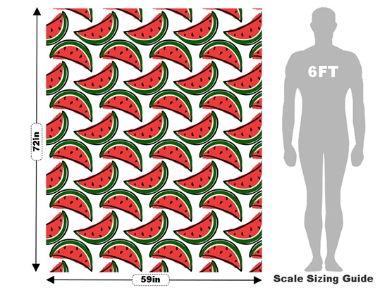 Tasty Cartoon Fruit Vehicle Wrap Scale