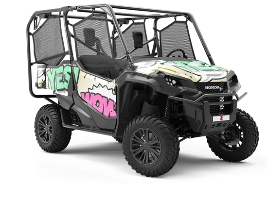 Boom Pow Gaming Utility Vehicle Vinyl Wrap