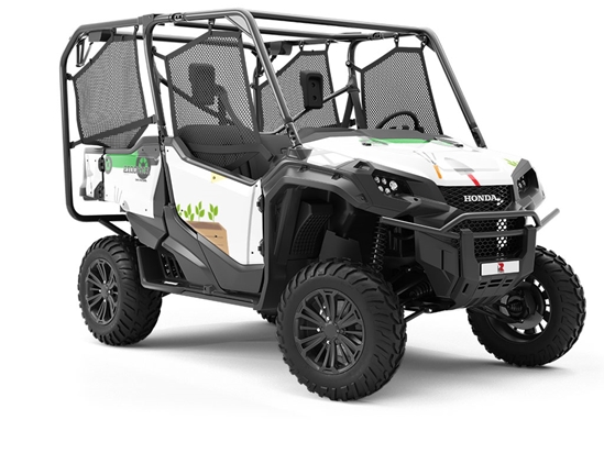 Springtime Work Gardening Utility Vehicle Vinyl Wrap