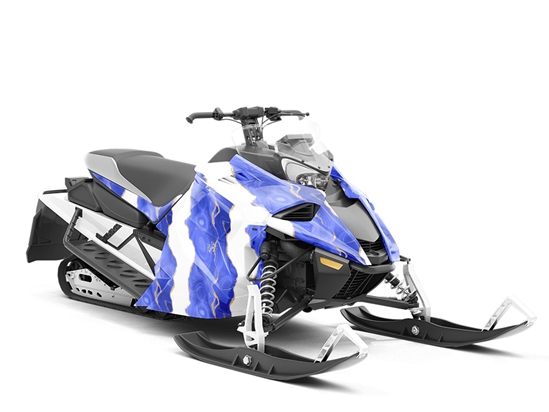 Blue Jay Gemstone Custom Wrapped Snowmobile