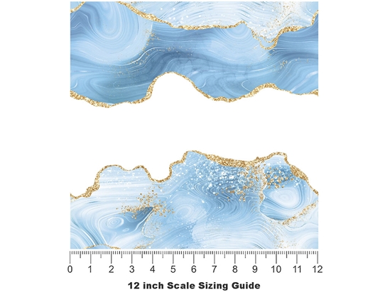 Clear Skies Gemstone Vinyl Film Pattern Size 12 inch Scale