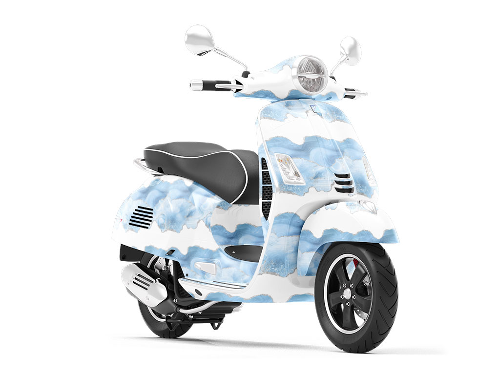 Daytime Blues Gemstone Vespa Scooter Wrap Film