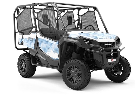 Daytime Blues Gemstone Utility Vehicle Vinyl Wrap