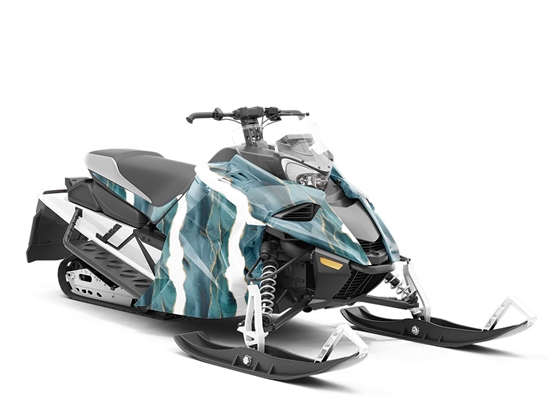 Harsh Rapids Gemstone Custom Wrapped Snowmobile