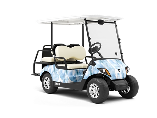 Swim Day Gemstone Wrapped Golf Cart