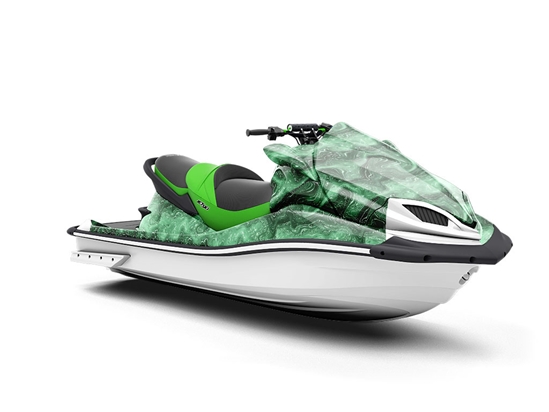 Enchanting Esmeralda Gemstone Jet Ski Vinyl Customized Wrap